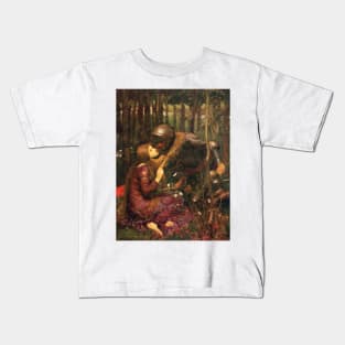 La Belle Dame sans Merci, The Beautiful Lady Without Mercy 1893 John William Waterhouse Kids T-Shirt